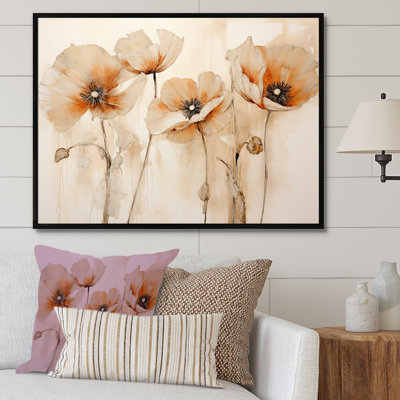 Blossoms Of Grace Minimalisme Coquelicots IV