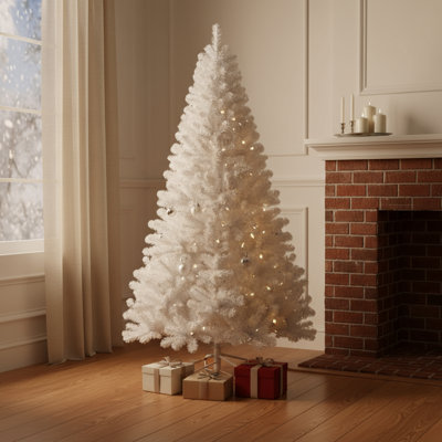 5' White Full Spruce Christmas Tree