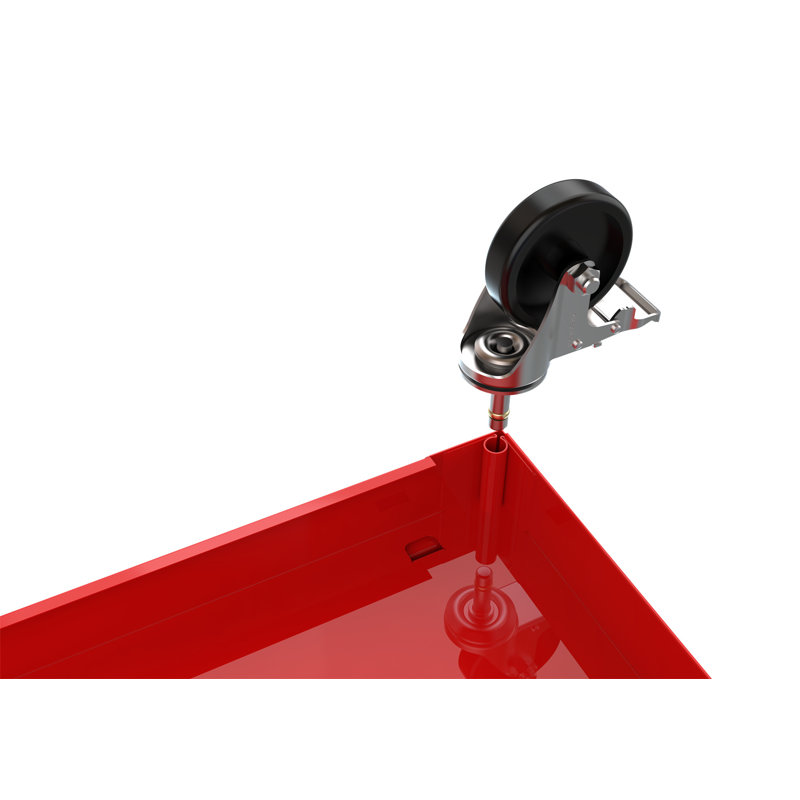 Coffre à outils pour la maison, Rouge