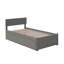 Lit plateforme en bois massif avec pied de lit et tiroirs de rangement Daurice-2130845825-2130845823