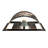 Katy Steel Flush Mounted Sconce