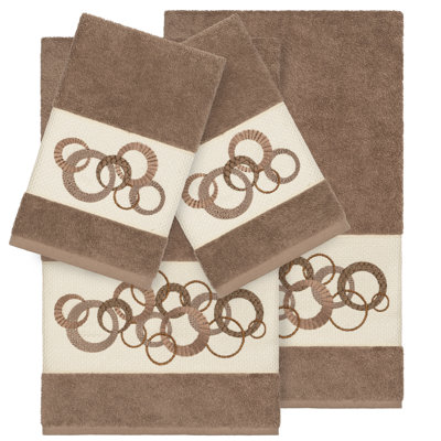 Annabelle 4 Piece Turkish Cotton Towel Set