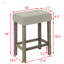 Ensemble de table de bar 59 pouces avec prise électrique, 3 tabourets rembourrés et conception compacte pour une vie moderne