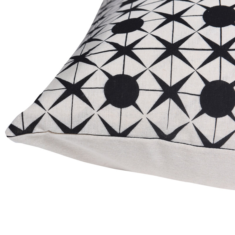 Dann Foley Geometric Cotton Throw Pillow