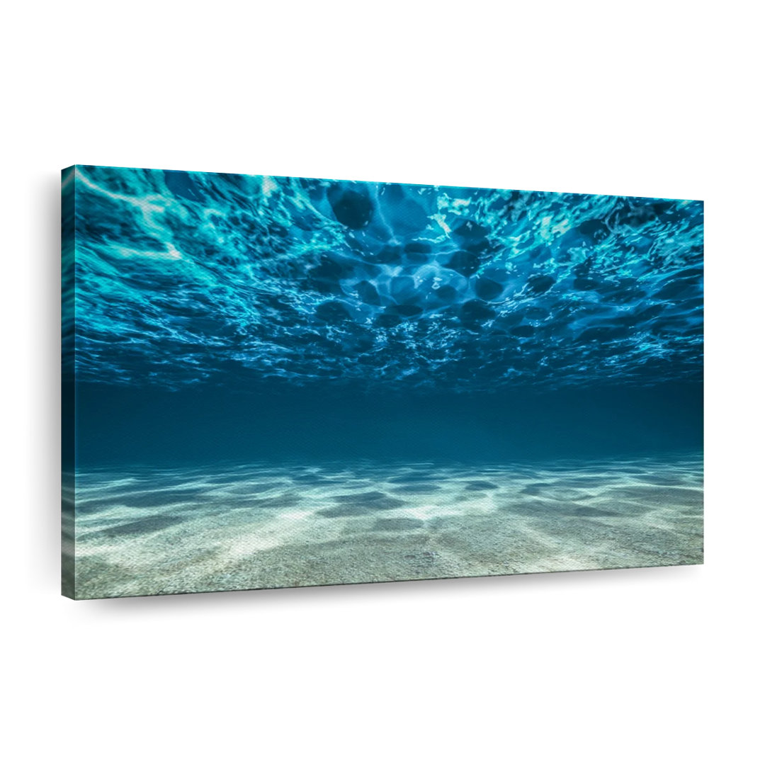 Underwater Sunlight Canvas Print On Canvas Print Elephant Stock 