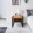 Aria-Jai Solid Wood Top End Table