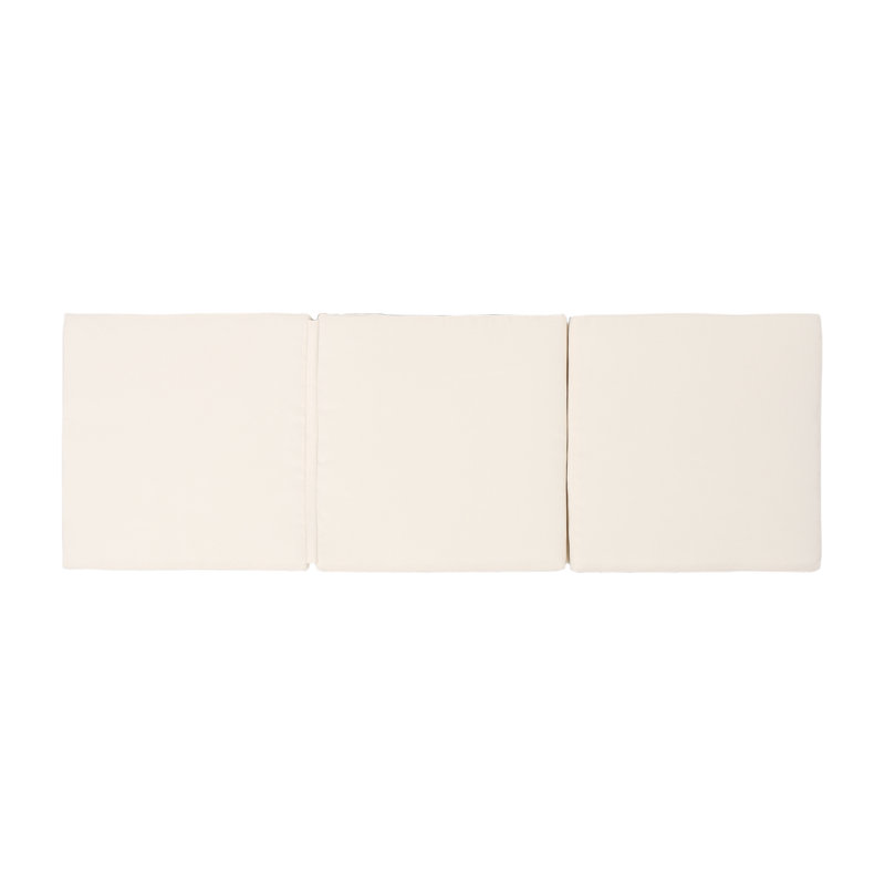 Coussin de chaise longue d'extérieur, Crème