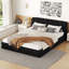 Grand lit plateforme tapissier-2043621926