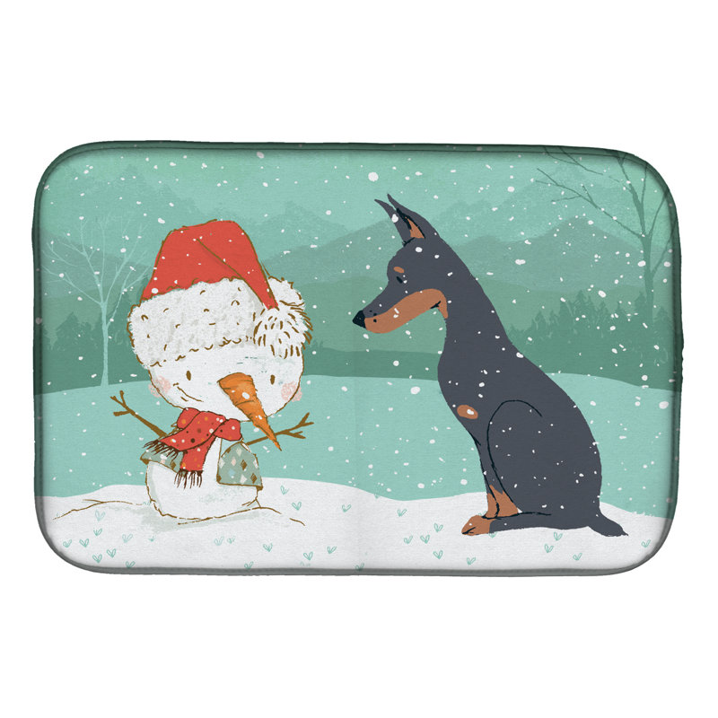Snowman Christmas, Doberman