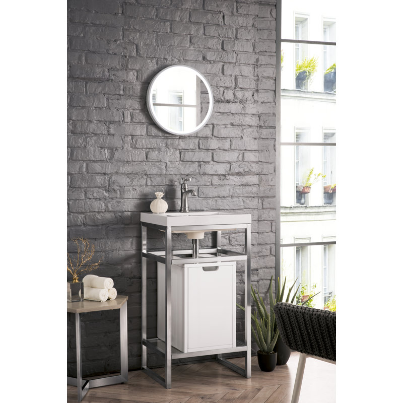 Boston 20'' W Single Vanity, Brushed Nickel