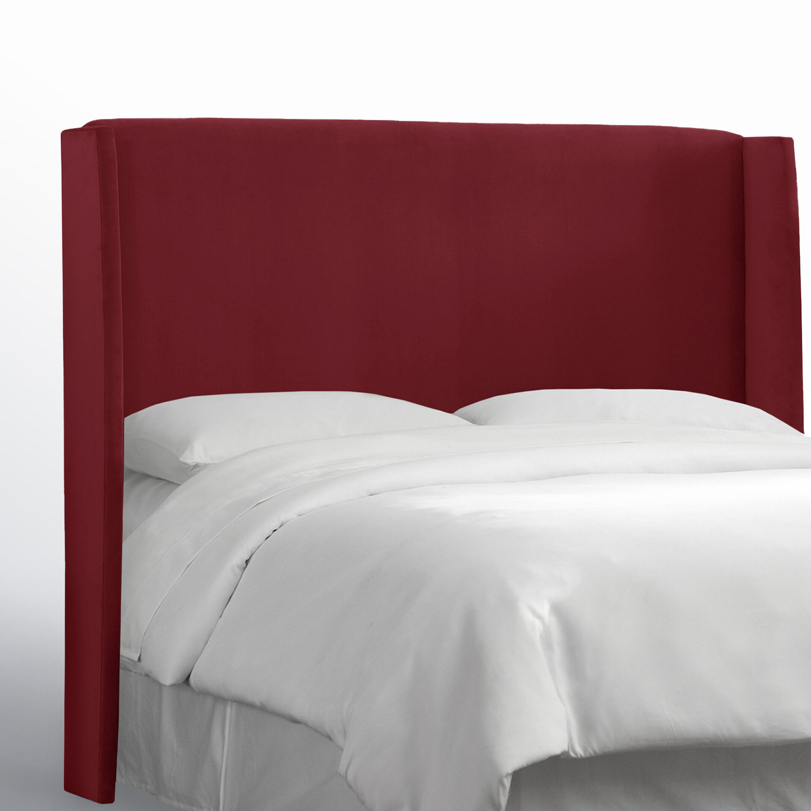 Tilly Upholstered Headboard, Full, Classic Berry Velvet