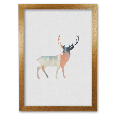 Pastel Deer I - Print