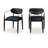 Eligah Vegan Leather Upholstered Dining Arm Chair-6766386-6766399