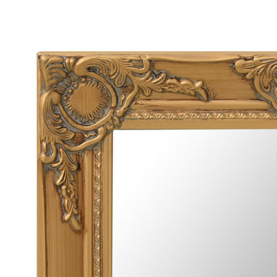 Ginsberg Wood Square Wall Mirror