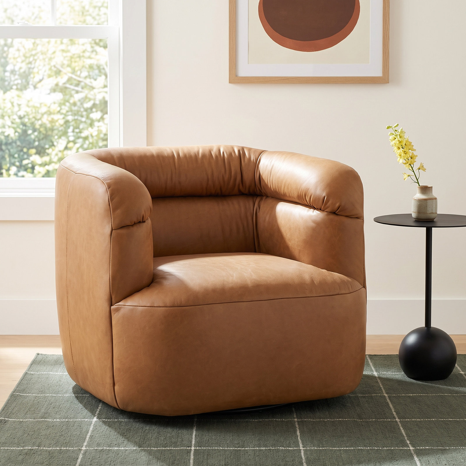 Mirabel Swivel Barrel Chair
