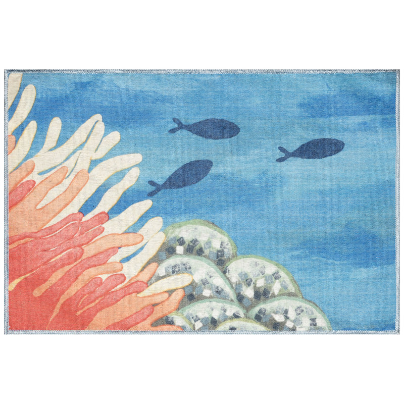 Tapis de cuisine antidérapant Charron, Rectangle 1 pi 11 po x 2 pi 11 po