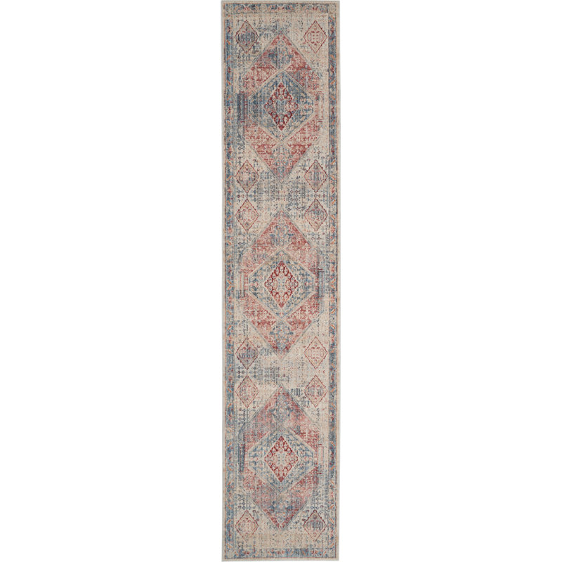 Oriental Indoor Rug, Runner 2'7" x 10'
