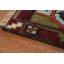 Tapis vert vert Oushak 3 x 8