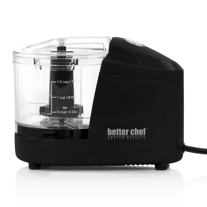 Hachoir compact 1,5 tasses Better Chef, Noir