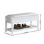 Banc avec rangement pour chaussures Rouen, blanc-425855490