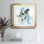 Chouette sur fond bleu - peinture encadrée-1806752017-1806752018