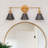 Bianco 3 - Light Dimmable Vanity Light