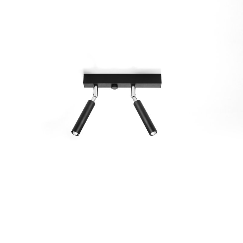 Aleli Flush Mount, Black
