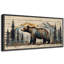 Impression sur toile encadrée «Wood Panneau Effect»-111652929-111652928