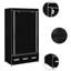Alrik Steel Wardrobe-1238611229