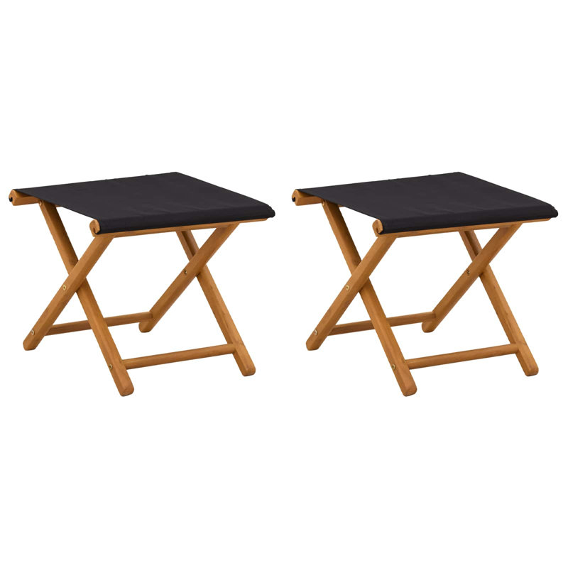 Polyester Patio Folding Chair Folding Chair Set, Black