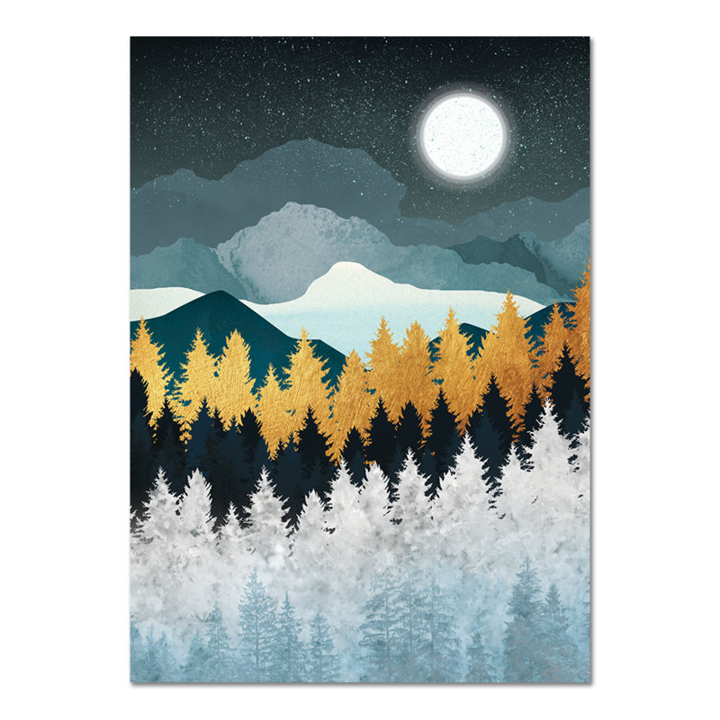 Alberi Dorati - Rectangle Print