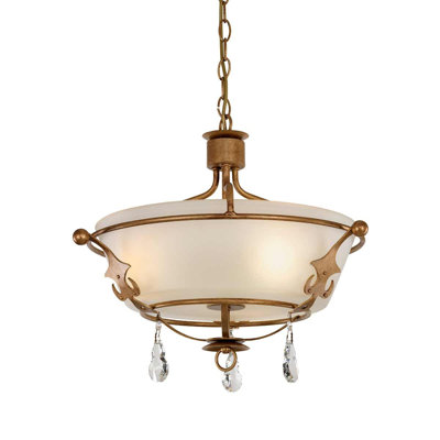 Augill Glass Semi Flush Mount