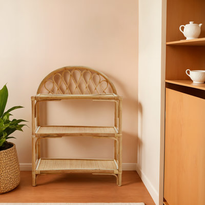 Bourbeau 60cm W Solid Wood Shelving Unit