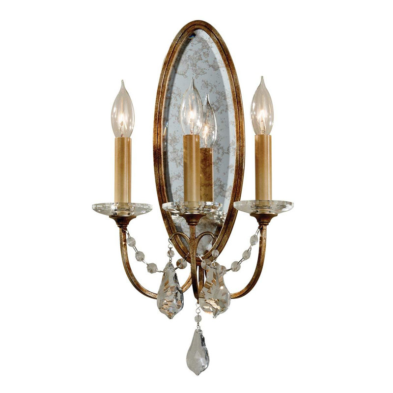 Carnanreagh Steel Candle Wall Light