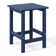 Ensemble de 4 chaises d'extérieur en poly Adirondack avec table d'appoint et table basse