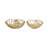 12/15" Tavarris Gold Bowls