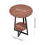 Tray Top Cross Legs End Table