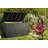 Keter Java 230 Gallon XXL Durable Resin Outdoor Storage and Organization Deck Box Ideal For Garden Patio Furniture and Supplies-69677903