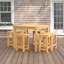 Harpersfield 6 - Person Patio Dining Set with Rectangular Table