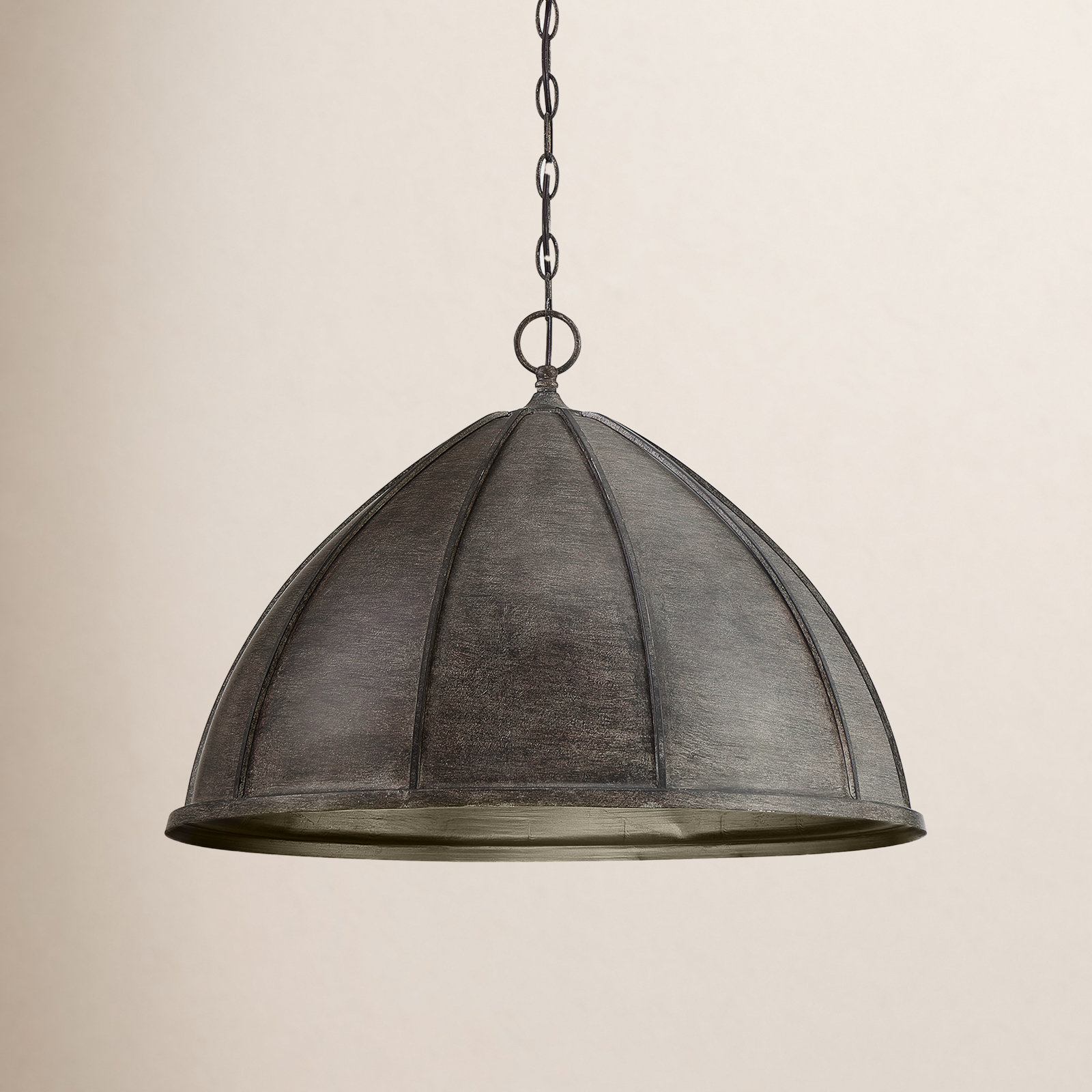 Dotty Dimmable 3 - Light Pendant, Walnut