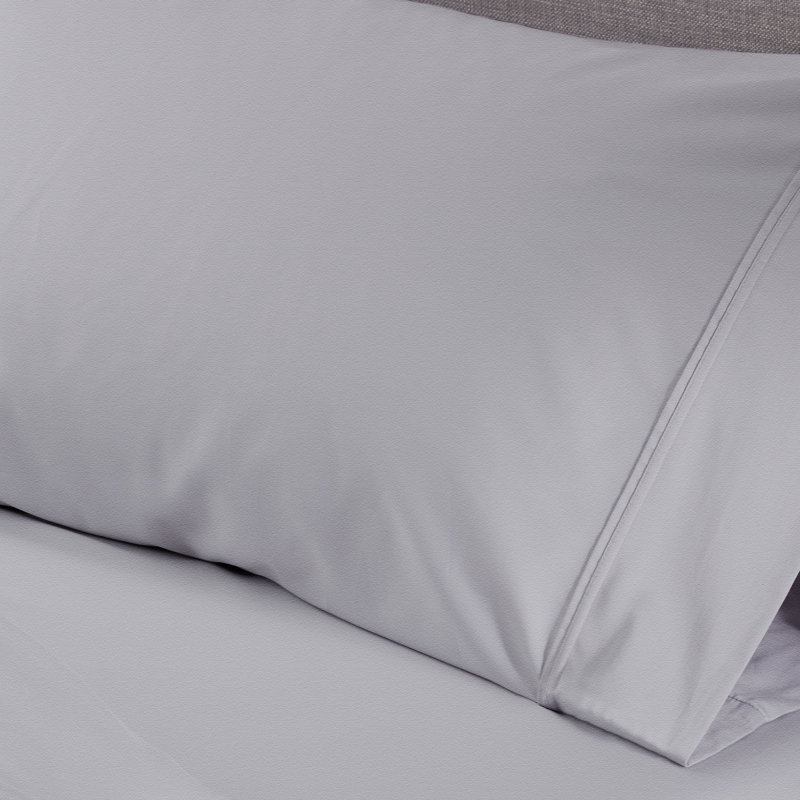 Bedgear Hyper-Wool Sheet Set - Warmth without Overheating - Breathable Soft Bedding, Light Grey, Split King/Split Cal. King