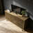 Solid Knot-Free Pine Wood TV Stand
