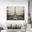 Vue rétro de Paris, France - impression de photo de paysage urbain-35125461-35125464