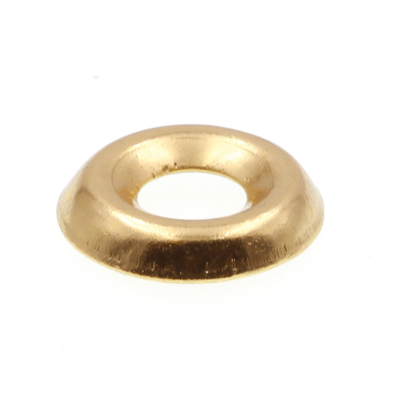 Prime-Line Finishing Washers, Brass, 3.85" H x 3.7" W x 0.45" D