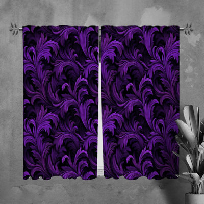 Paire de rideaux obscurcissant en polyester Mikie
