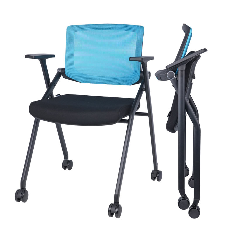 Foldable Conference Office Chair, Blue