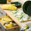 Ensemble de 2 serviettes de cuisine en vigne citron FIESTA, jaune tournesol, 16 po x 28 po