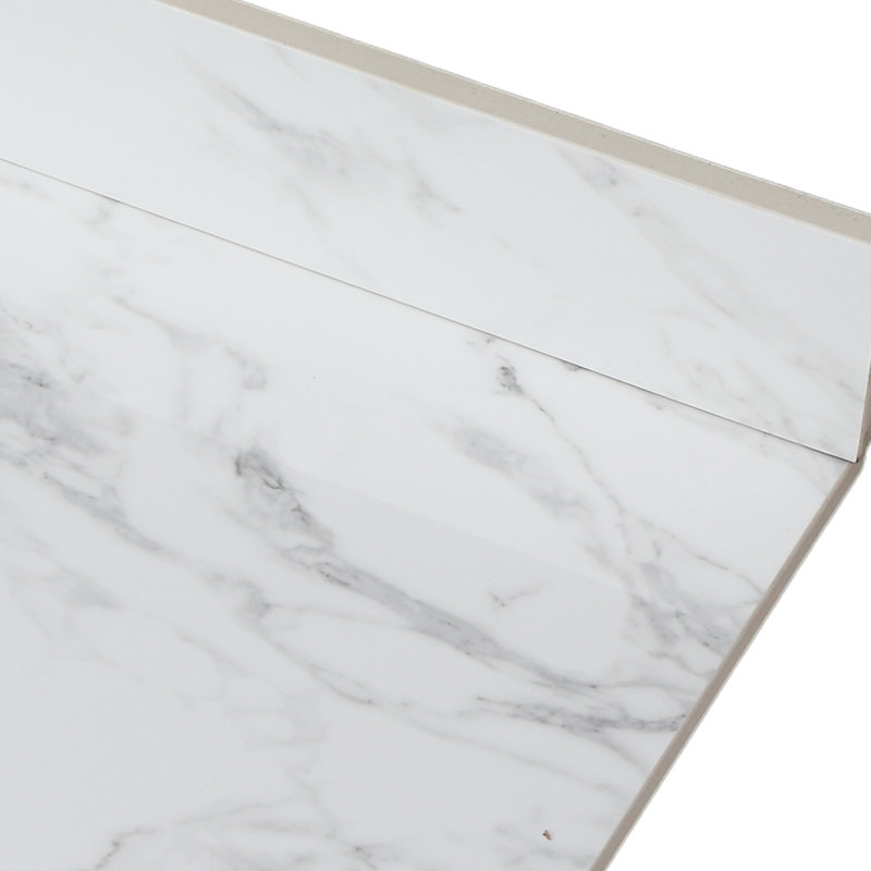 49"X22" Sintered Stone Bathroom Vanity Countertop - White, Rectangular Undermount Ceramic Sink, And , 3 Faucet Holes, Fits 48-In Cabinet, Easy Installation, Comes With Backsplash Sink Top White