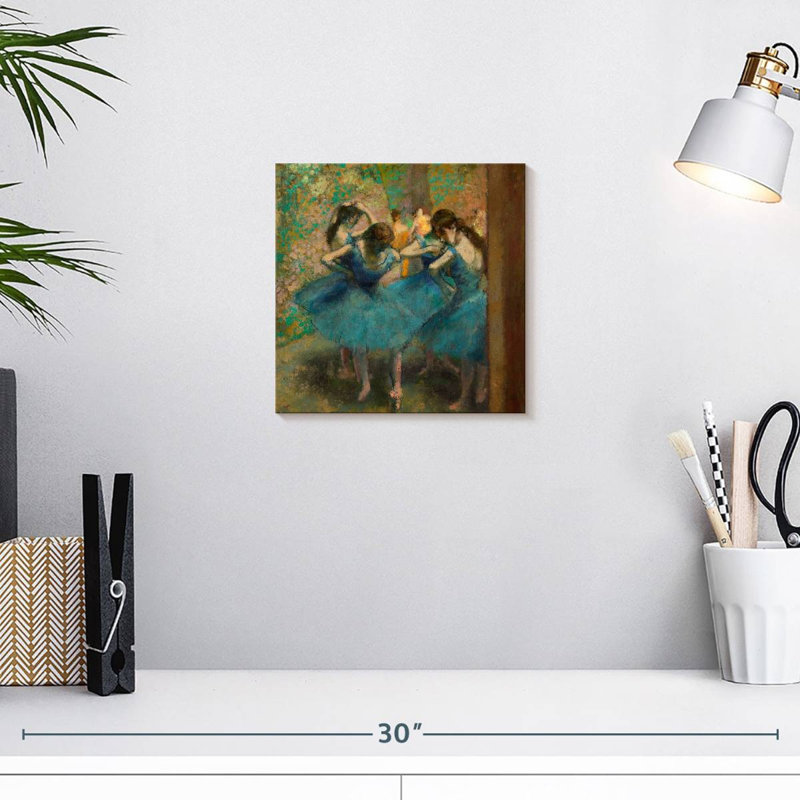 Enn Danseuses Bleues 1890, H 10 po x l 10 po