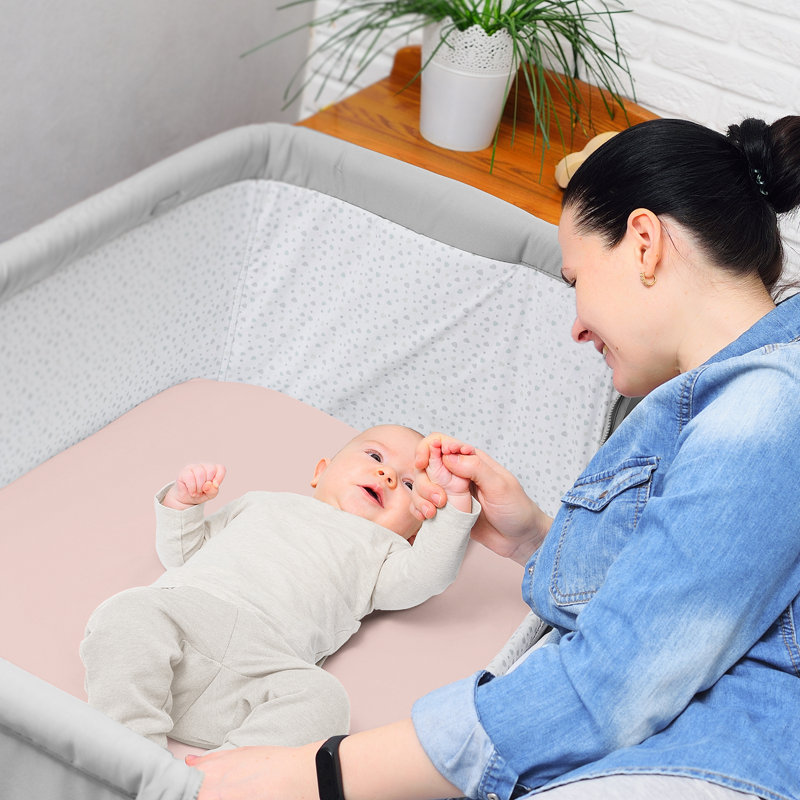 Draps-housses pour lit de bébé à motif aquarelle